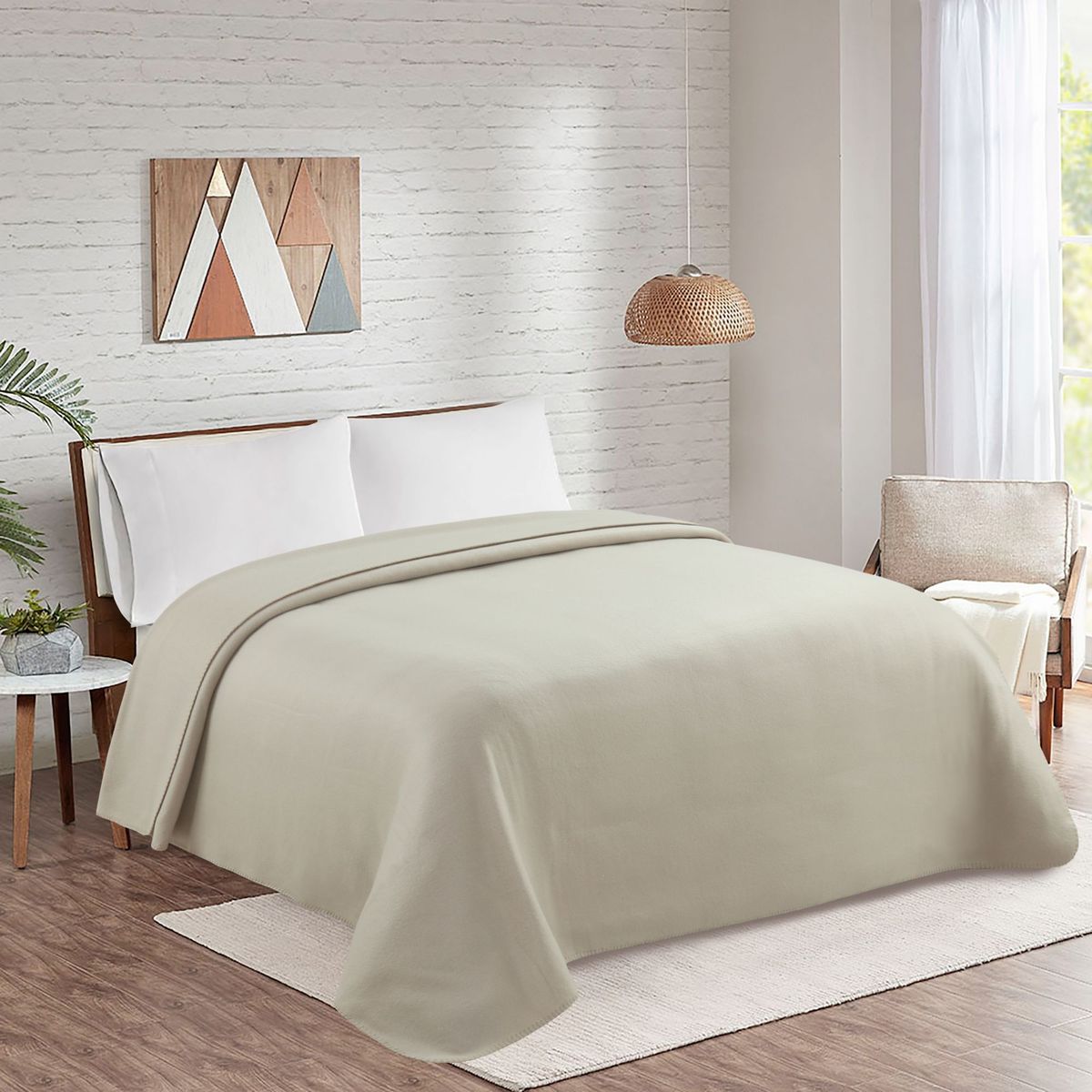 Cobertor Polar Casal 165x220 Taupe Just Home Collection, marca Just Home Collection - Foto Principal