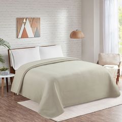 Cobertor Polar Casal 165x220 Taupe Just Home Collection