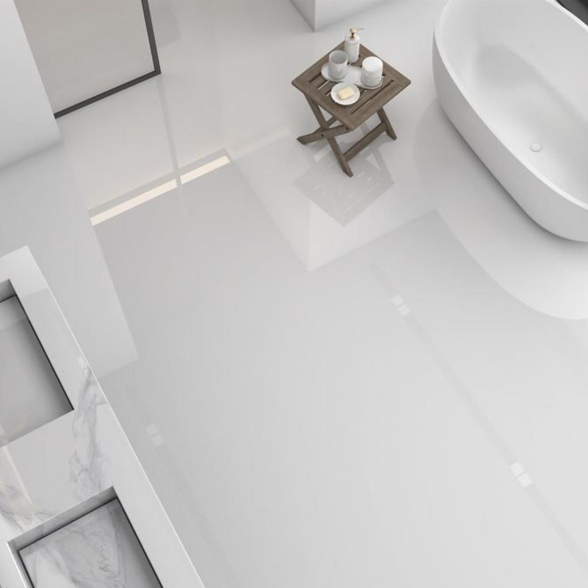 Porcelanato Pol Branco 72x72 Cx2.59, marca Savane - Foto 2