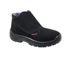 Botina Nobuck Velcro Bi Pp Preto 37 Kadesh