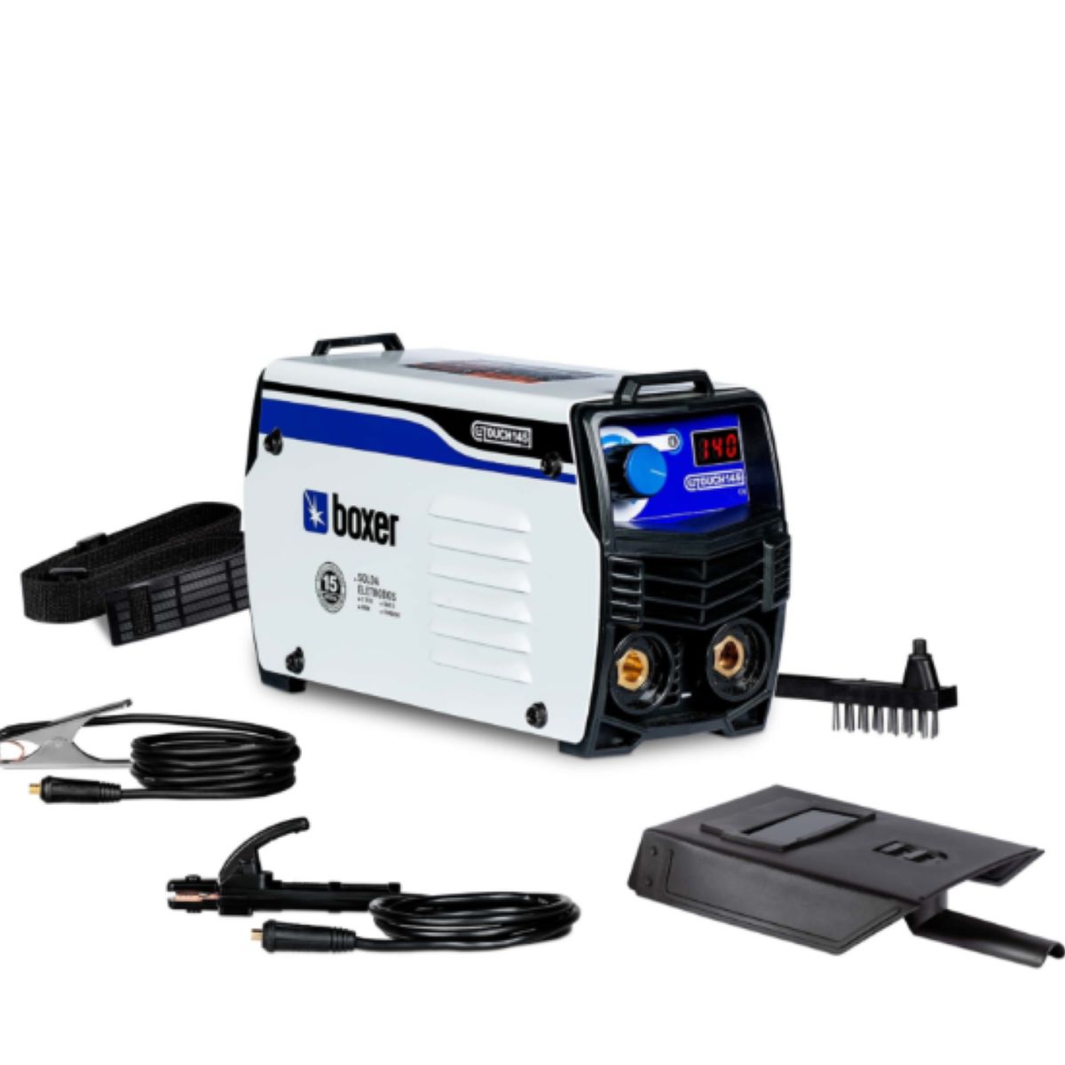 Inversora de Solda Touch 145 220v Elet Rev., marca Boxer - Foto 2