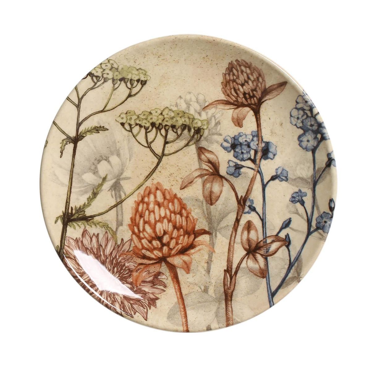 Prato de Sobremesa Coup Bloemen 20,5cm Porto Brasil, marca Porto Brasil - Foto Principal