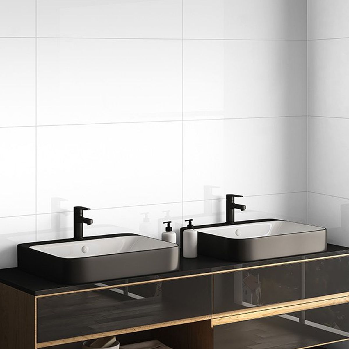 Cerâmica São José - Revestimento Branco 40x75 Retificado Polido