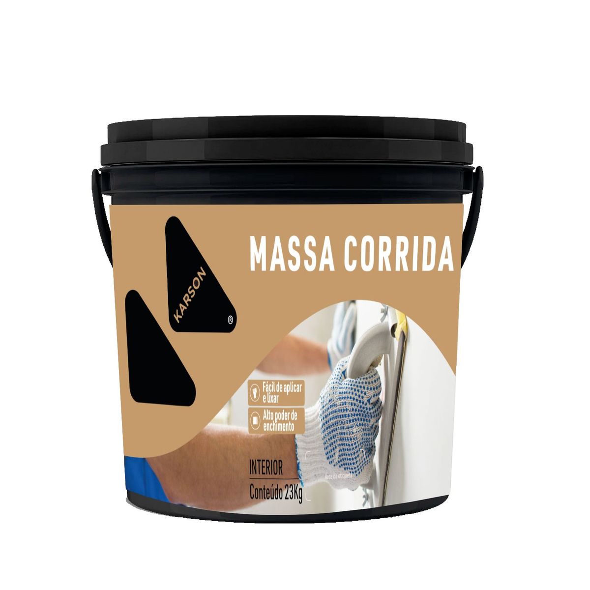 Massa Corrida 23kg Uso Interno Karson, marca Karson - Foto Principal