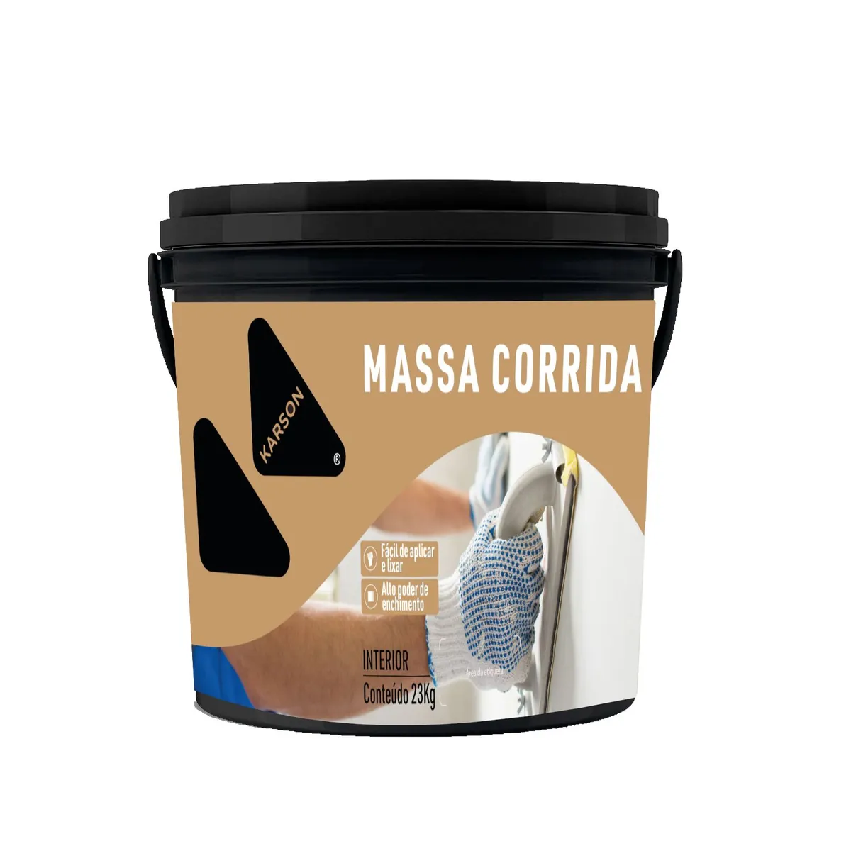 Massa Corrida 23kg Uso Interno Karson, marca Karson - Foto Principal
