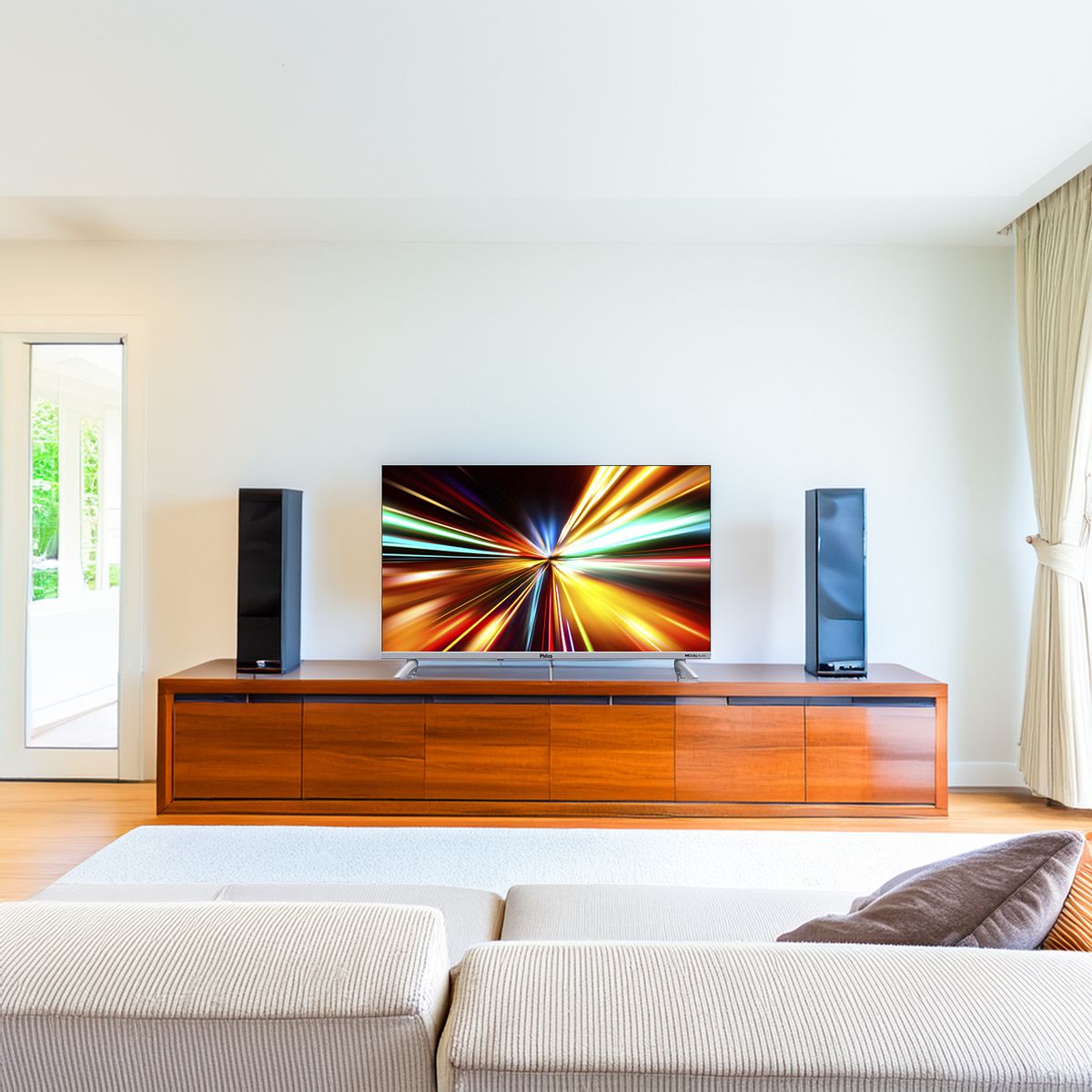 Smart TV Android  Led PTV32G23AGSSBLH 32 Polegadas Prata Philco, marca Philco - Foto 2