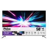 Smart Tv Led 58'' 4k Ptv58g7ur2csbl Cinza Philco