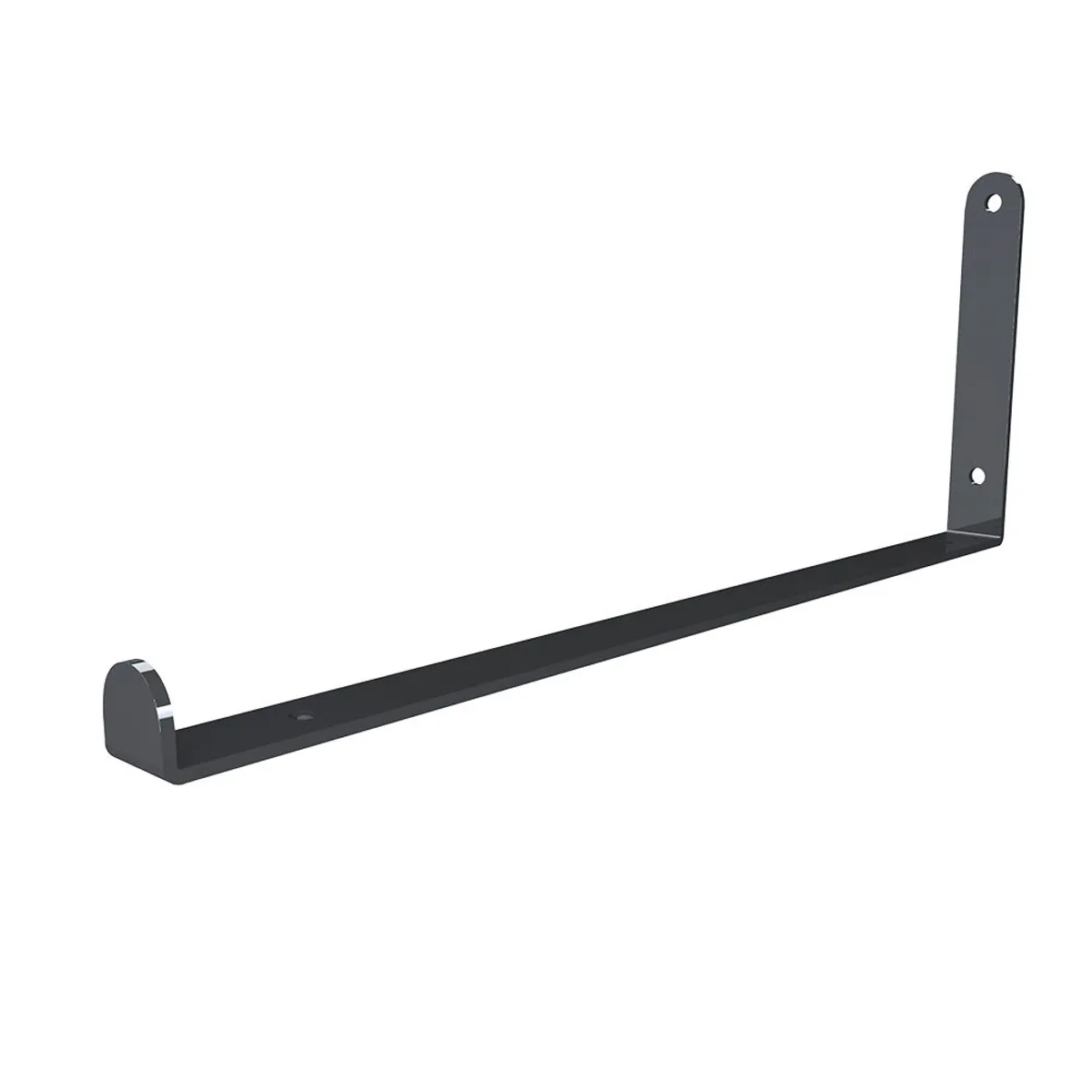 Suporte Invertido de 30cm para Prateleira Preto Dicarlo, marca Dicarlo - Foto Principal
