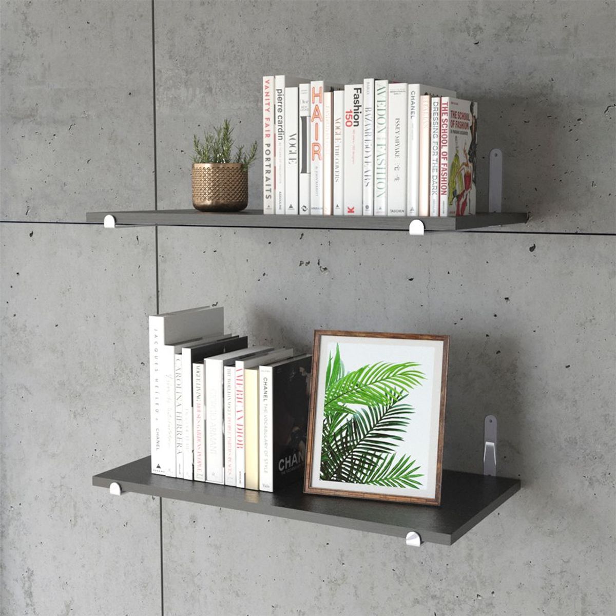 Suporte Invertido de 30cm para Prateleira Branco Dicarlo, marca Dicarlo - Foto 2