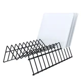 Suporte Vertical para Pratos Branco 12 Espaços Dicarlo