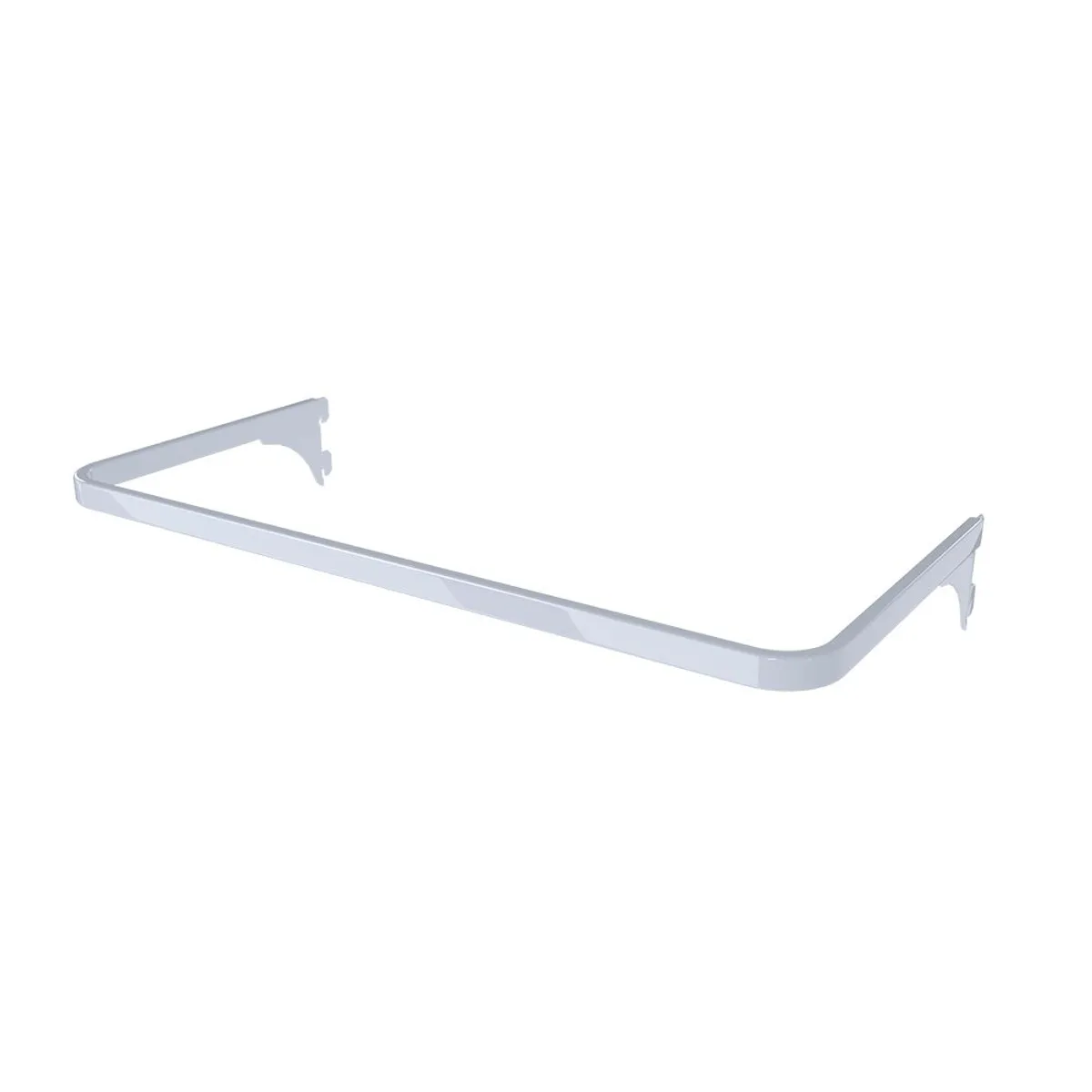 Cabideiro Closet 60x27,5cm para Trilho Branco, marca Dicarlo - Foto Principal