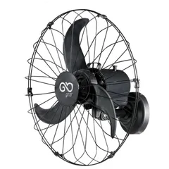 Ventilador V60 Parede Oscilante Preto Bivolt Goar