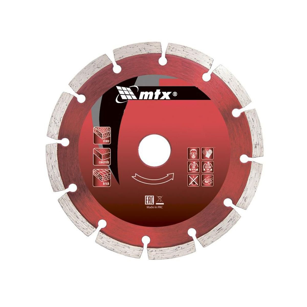 Disco de Corte Diamantado Segmentado 115x22,2mm Mtx, marca Mtx - Foto Principal