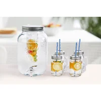 Conjunto Dispenser 8L 4 Frascos