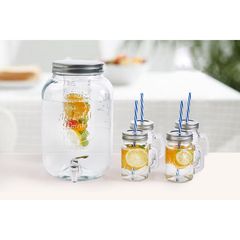 Conjunto Dispenser 8L 4 Frascos