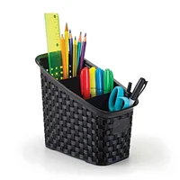 Organizador Multiuso Preto com 3 Divisões