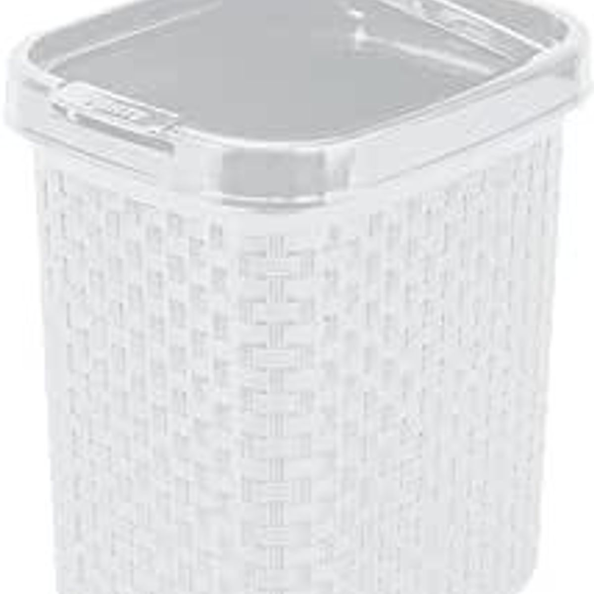 Lixeira  de 4,5l, Preta com Tampa Acionada Por Botão, marca Nitron - Foto Principal