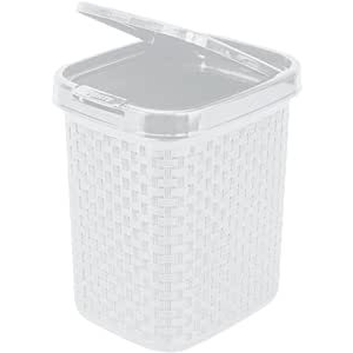 Lixeira  de 4,5l, Preta com Tampa Acionada Por Botão, marca Nitron - Foto Principal