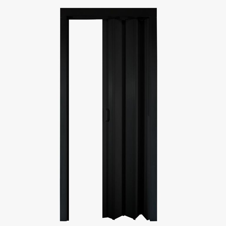 Porta Sanfonada Pvc Preto 210X0,84Cm Holztek | Sodimac
