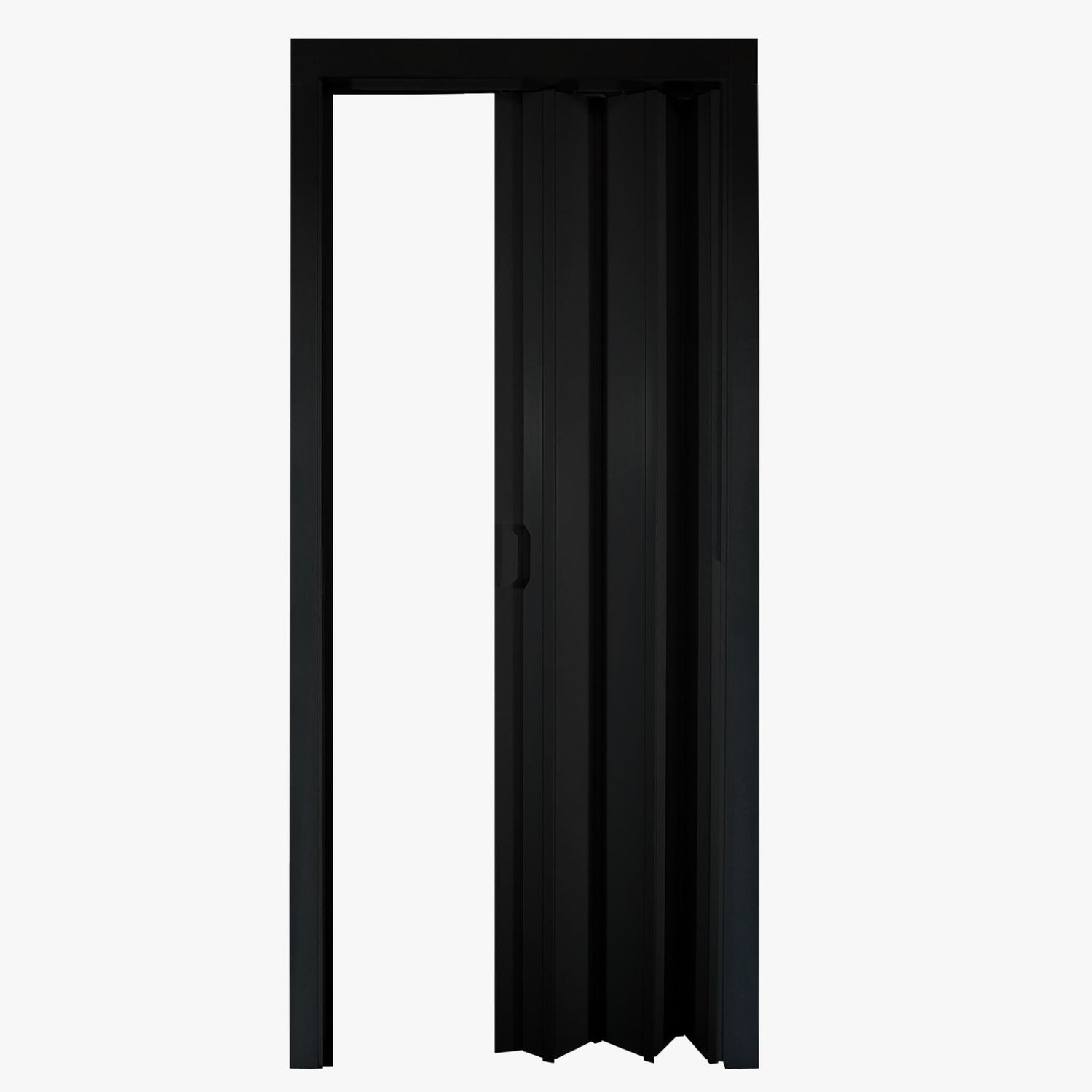 Porta Sanfonada Pvc Preto 210X0,84Cm Holztek | Sodimac