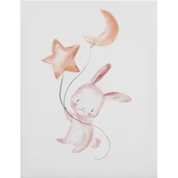 Quadro Infantil Conejo Globo 30X40 Just Home Collection