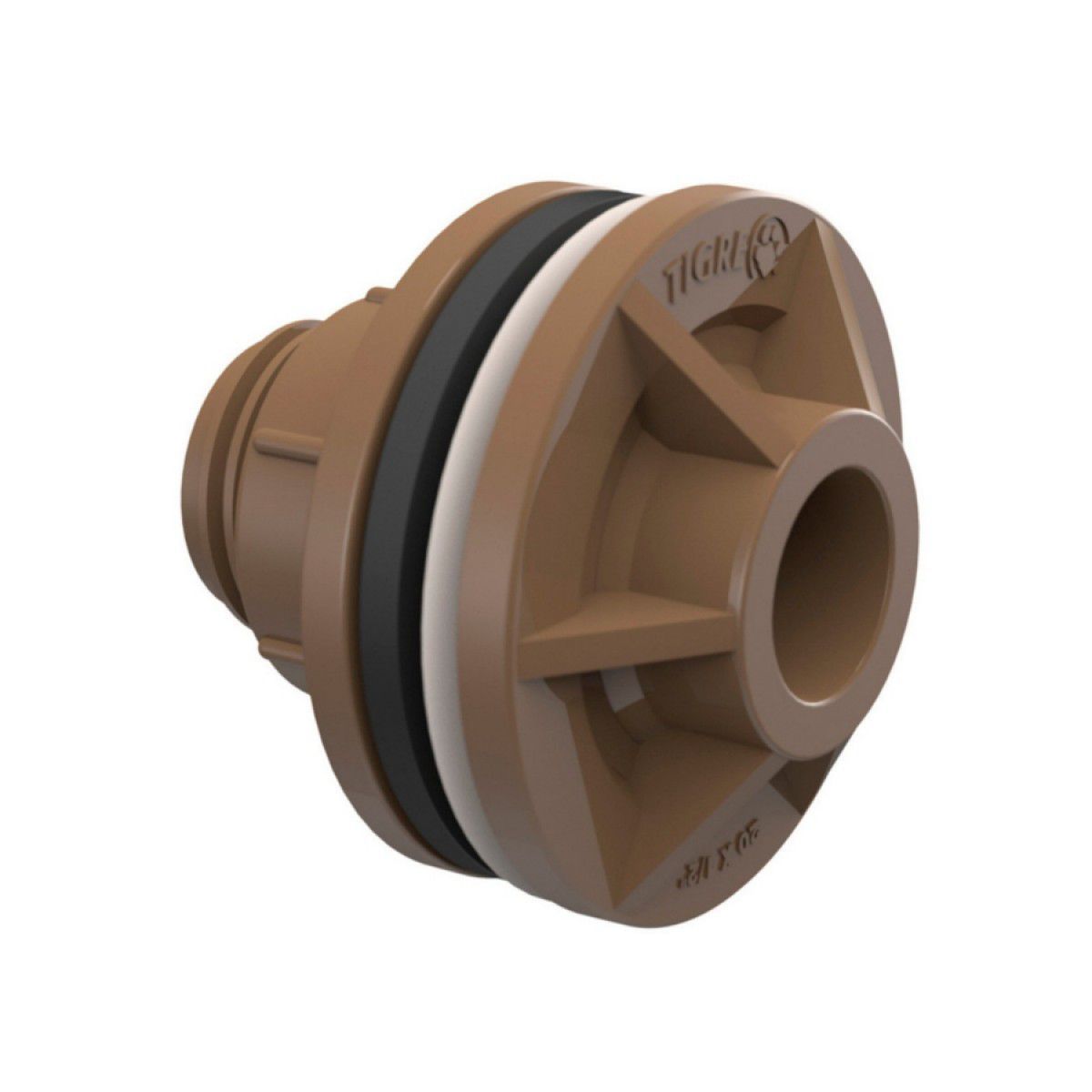 Adaptador Flange Soldavel / Roscável Caixa De Água marrom 60mmx2, marca Tigre - Foto Principal
