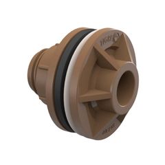 Adaptador Flange Soldavel / Roscável Caixa De Água marrom 60mmx2