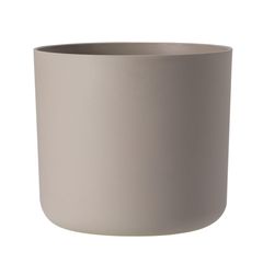 Vaso Cachepot Capri 14 X 13 Cm Cinza West