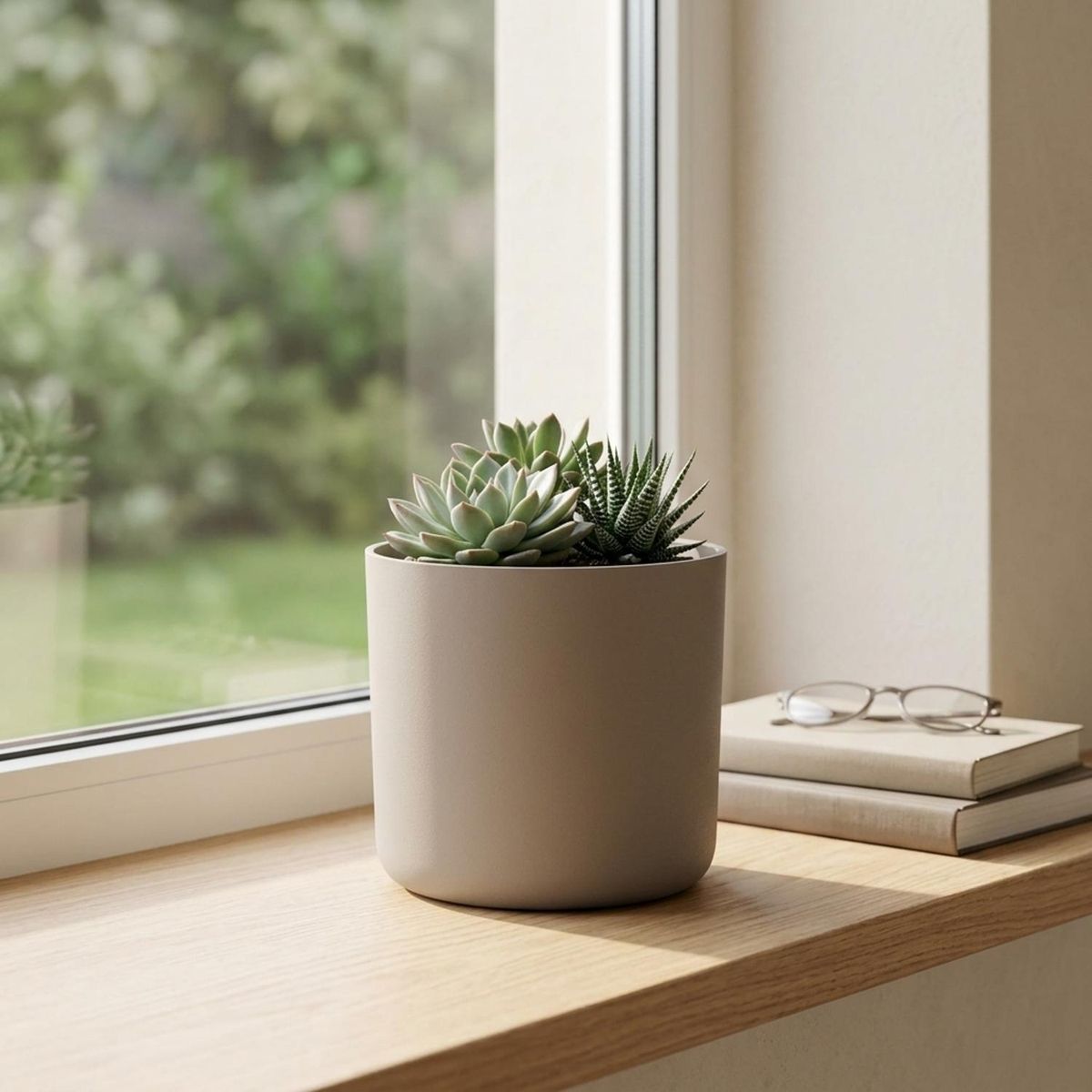 Vaso Cachepot Capri 14 X 13 Cm Cinza West, marca West Garden - Foto 2