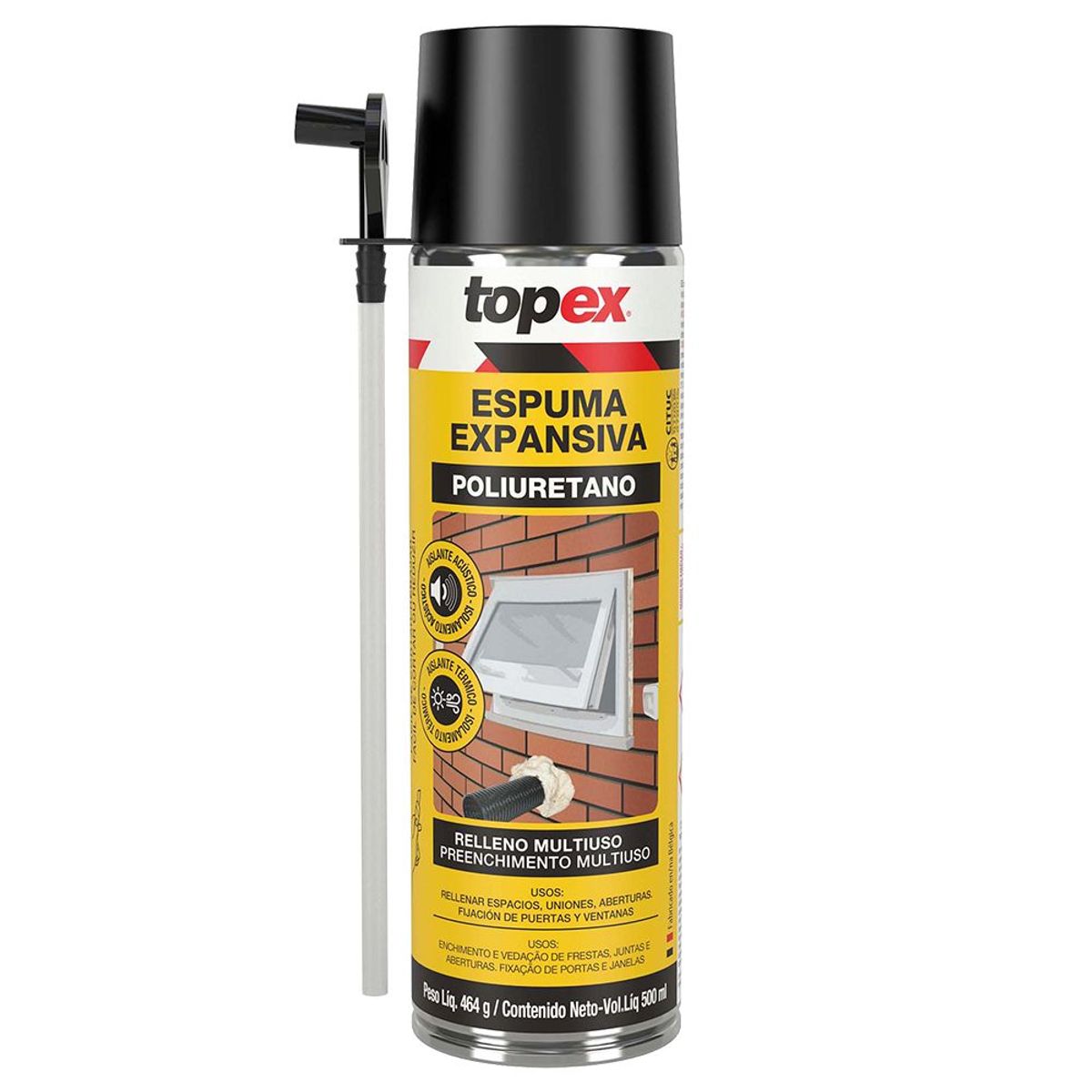 Topex Espuma Expansiva Manual 500ml, marca Topex - Foto Principal