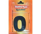 Algorismo 0 Preto 60mm ACM Numeral