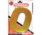 Algorismo 0 Dourado 125mm ACM Numeral