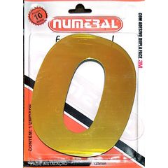 Algorismo 0 Dourado 125mm ACM Numeral