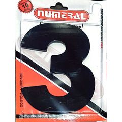 Algorismo 3 Preto 125mm ACM Numeral