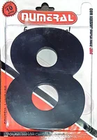 Algorismo 8 Preto 125mm ACM Numeral