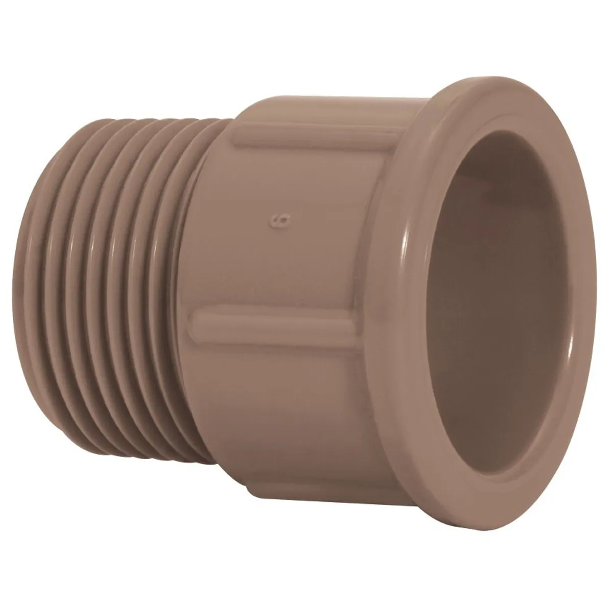 Adaptador Curto Soldavel / Roscável Água Fria marrom 50mmx1.1/2", marca Amanco - Foto Principal