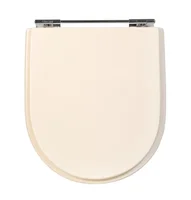 Assento Sanitário Calypso com Fechamento Comum em Mdf Laqueado  Biscuit Sicmol