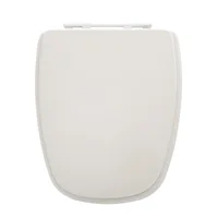 Assento Sanitário Monte Carlo/turim com Fechamento Comum em Mdf Laqueado  Creme Sicmol