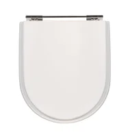 Assento Sanitário Vogue Plus/etna com Fechamento Comum em Mdf Laqueado  Cinza Real Sicmol