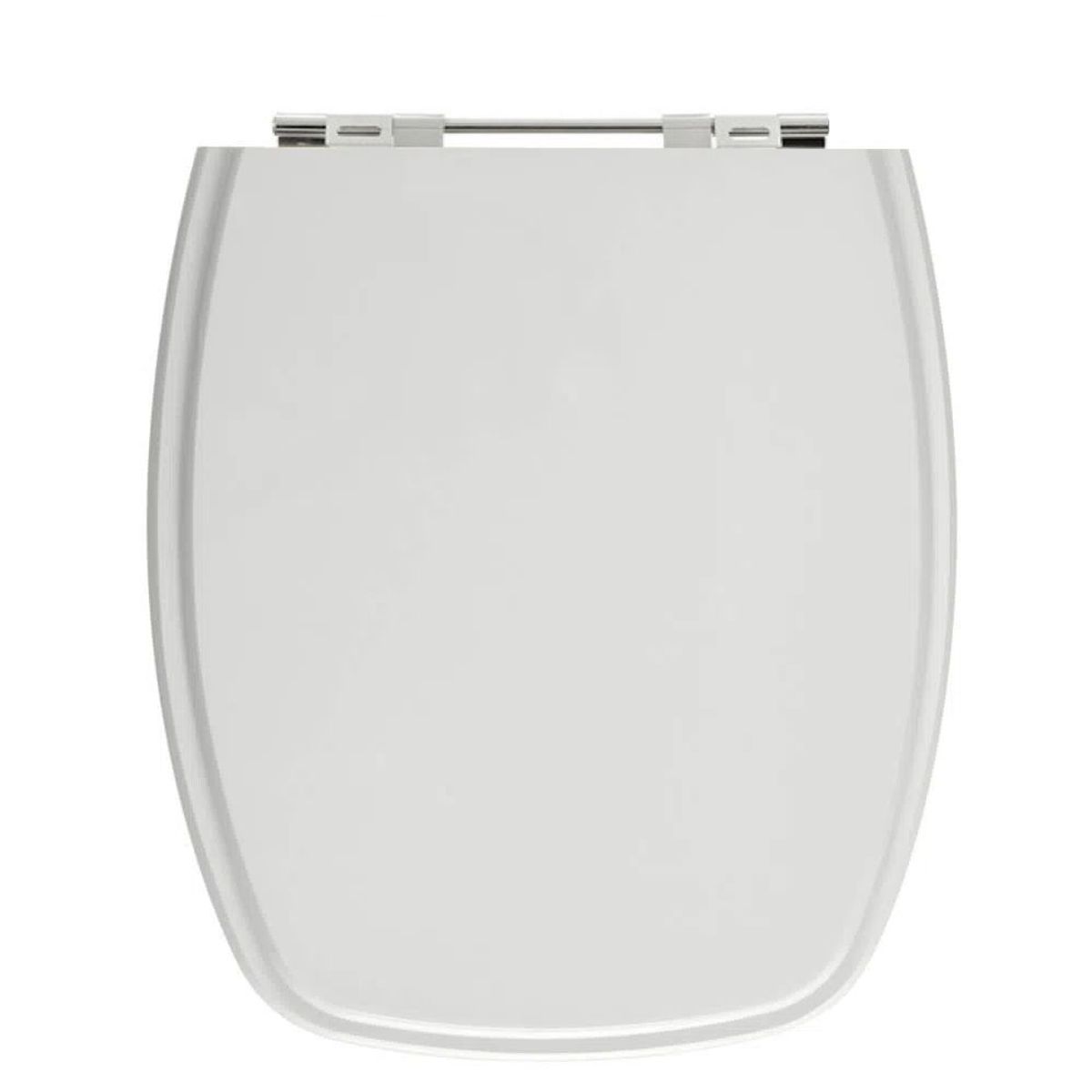 Assento Sanitário Stylus/primula Plus com Fechamento Comum em Mdf Laqueado  Cinza Prata Sicmol, marca  - Foto Principal