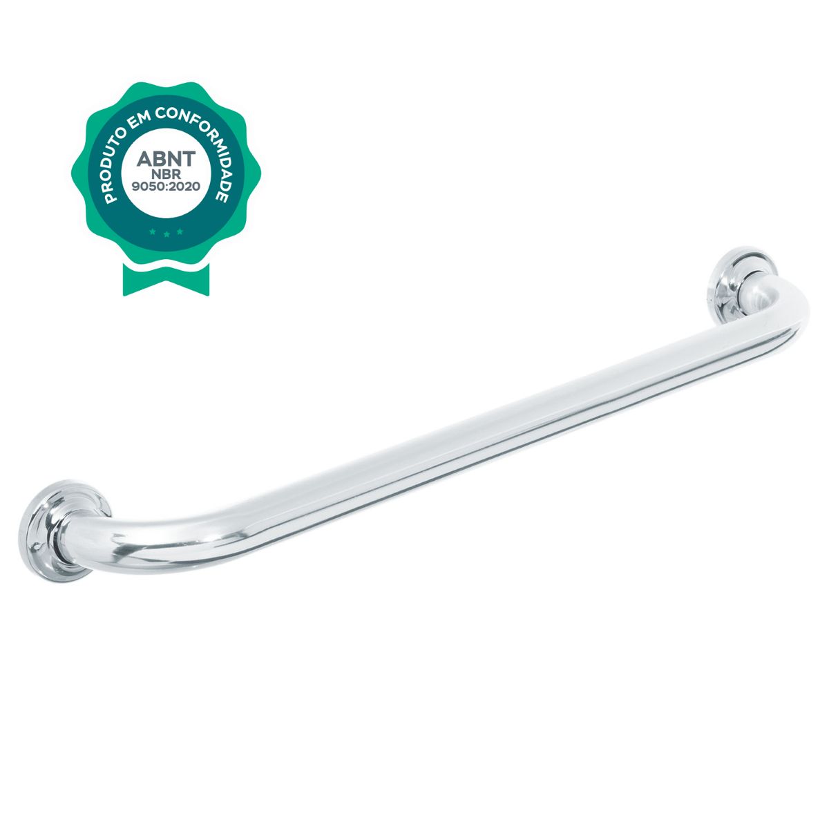 Barra de Segurança em Alumínio de 60cm Reta, Produto em Conformidade com Nbr 9050 Sensi Dacqua, marca Sensi Dacqua - Foto 2
