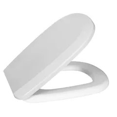 Assento Sanitário Almofadado Modelo Multi com Fechamento Comum em Polipropileno na Cor Branco Sensi Dacqua
