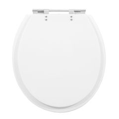 Assento Sanitário em Resina de Poliéster  Modelo Convencional com Fechamento Comum Cor Branco Sensi Dacqua