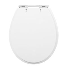 Assento Sanitário em Resina de Poliéster  Modelo  Ravena/targa/izy/studio com Fechamento Comum Cor Branco Sensi Dacqua