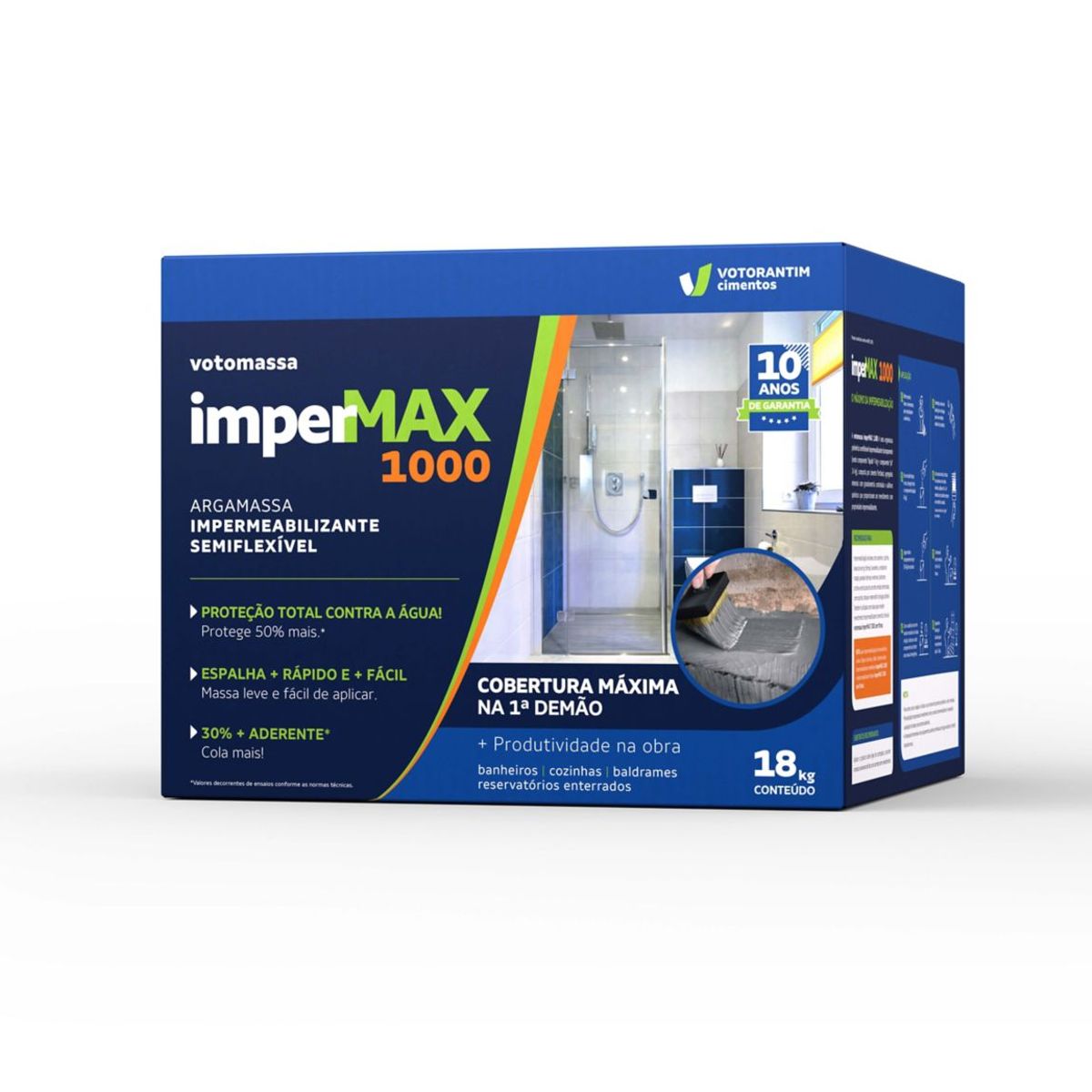 Revestimento Impermeabilizante Impermax 1000 Semiflexível 18kg Votorantim Cimentos, marca Votorantim Cimentos - Foto 2