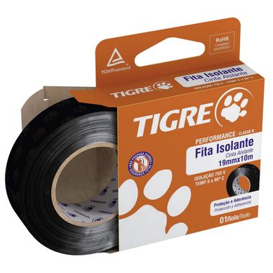 Fita Isolante Preta 19mmx10m