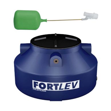 Combo Caixa De gua 310L Polietileno Tampa Rosca Azul Com Torneira Bia