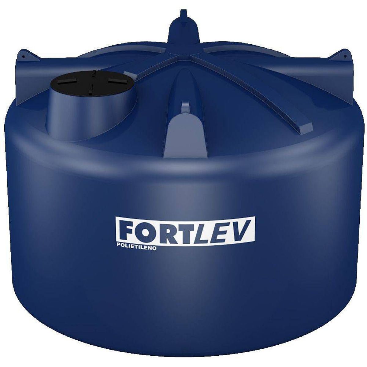 Caixa De Água 5.000L Polietileno Tampa Rosca Azul Fortlev, marca Fortlev - Foto Principal