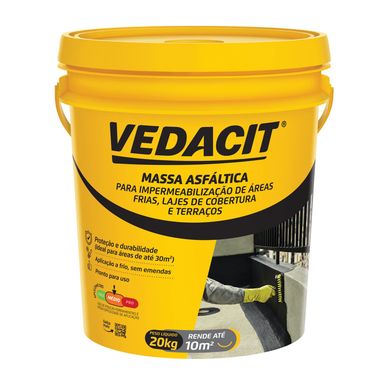 Vedacit Massa Asflticaa Frioasfalto Balde 20kg Vedacit