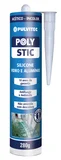 Adesivo de Silicone Polystic Vidro e Alumínio 280g Incolor